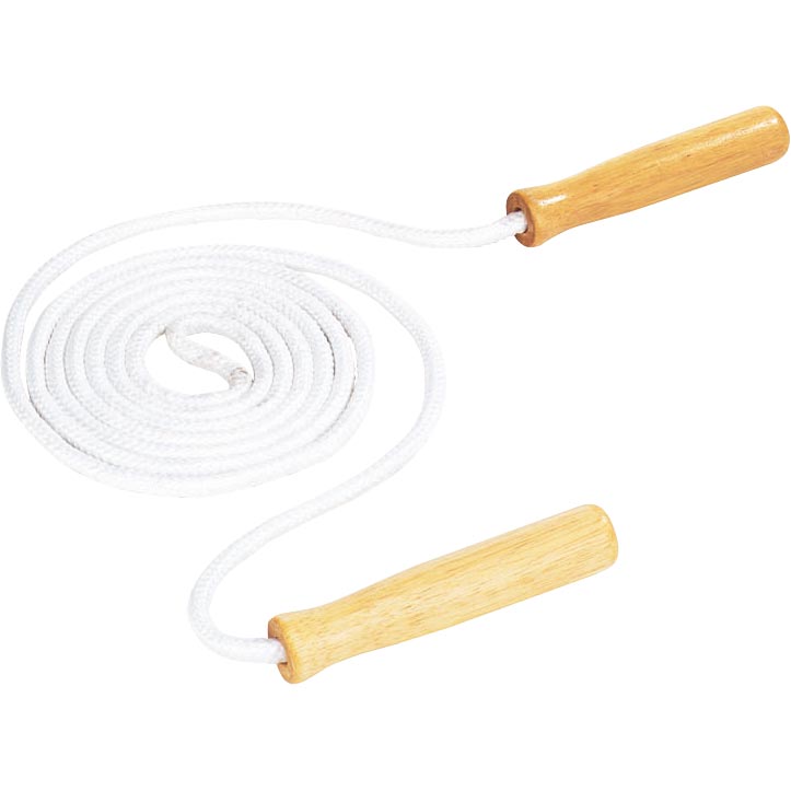 Cotton Jump Ropes (Wood Handle)