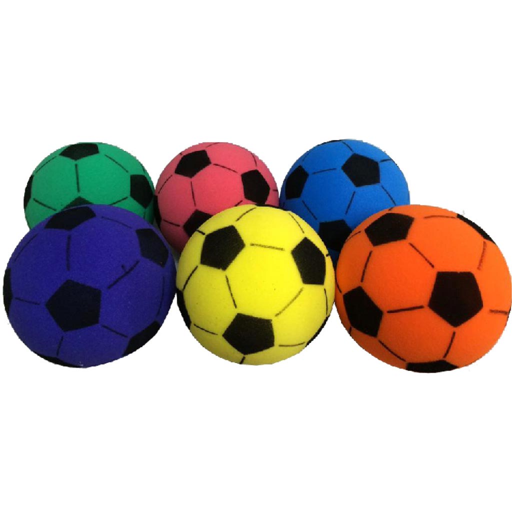 Foam Soccer Balls-set of 6