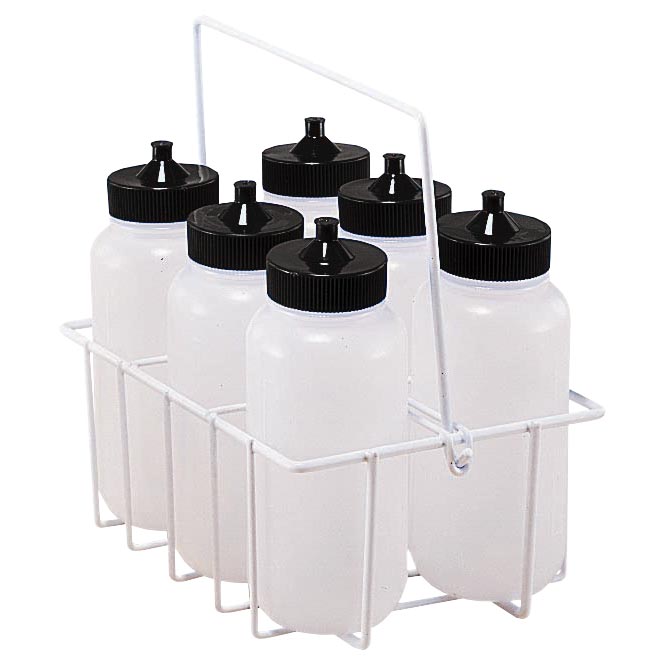 Water Bottle Set (6 Bottles and Carrier)